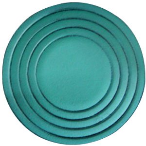 Чугунная подставка под горячее с рельефным узором