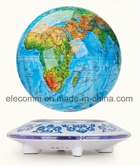 Clip Shape Magnetic Levitation and Rotating Suspended Globe Display Christmas Gift