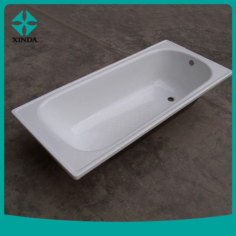 Угловая акриловая ванна белая встраиваемая