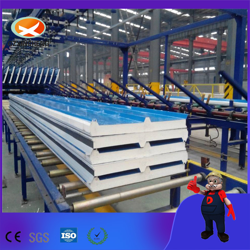 Fireproof PIR Polyisocyanurate Insulated Sandwich Panel