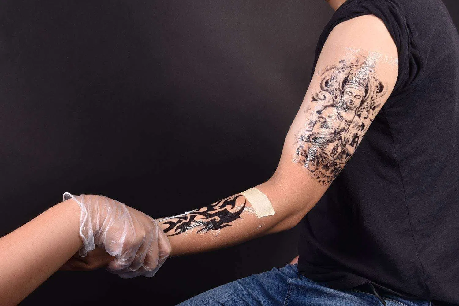 Tattoo Aftercare Waterproof PU Bandages Tattoo Supplies Second Skin Transparent Film Healing