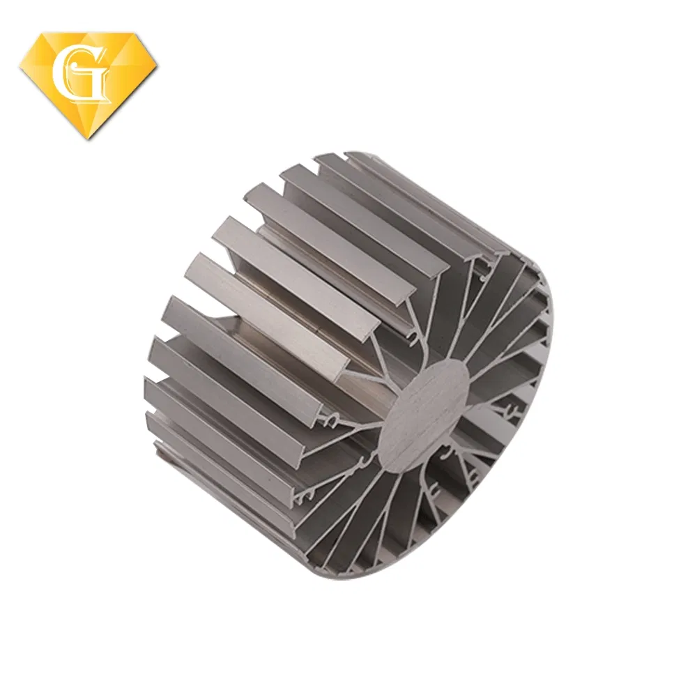 CNC Machining High Quality Electrophoresis Anti Scratch High-Performance Aluminum Extrusin for High Power Semiconductor Electronics Fanless Heatsink