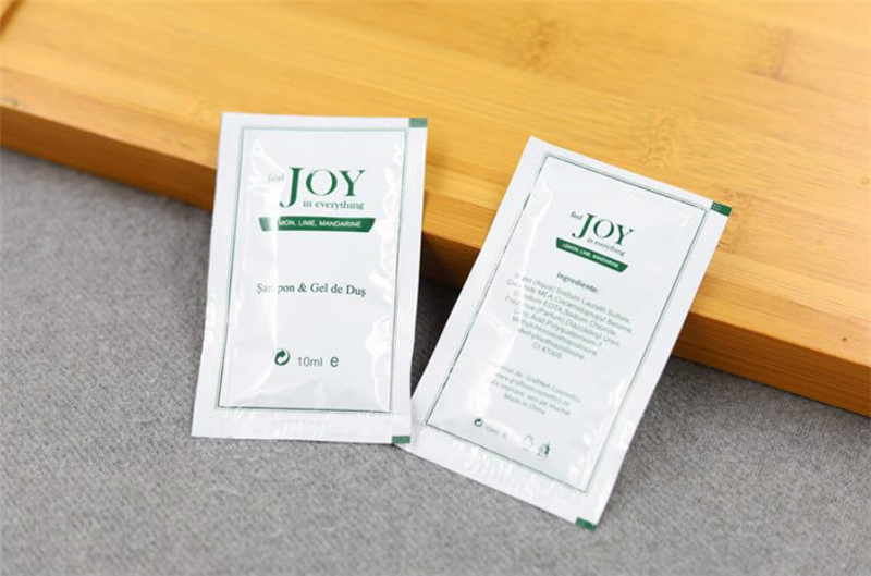 Biodegradable Hotel Shampoo Sachet 10ml/10ml Hotel Disposable Shampoo in Sachet