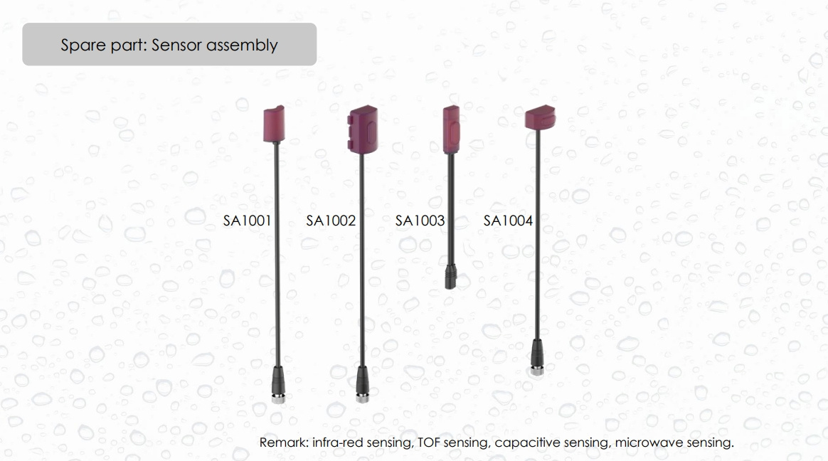 Higher Size Sensor Faucet and Sensor Soap Dispenser, temperature Adjustable