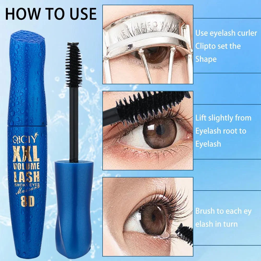 10g Moisture Waterproof Long Lasting Makeup 8d Mascara