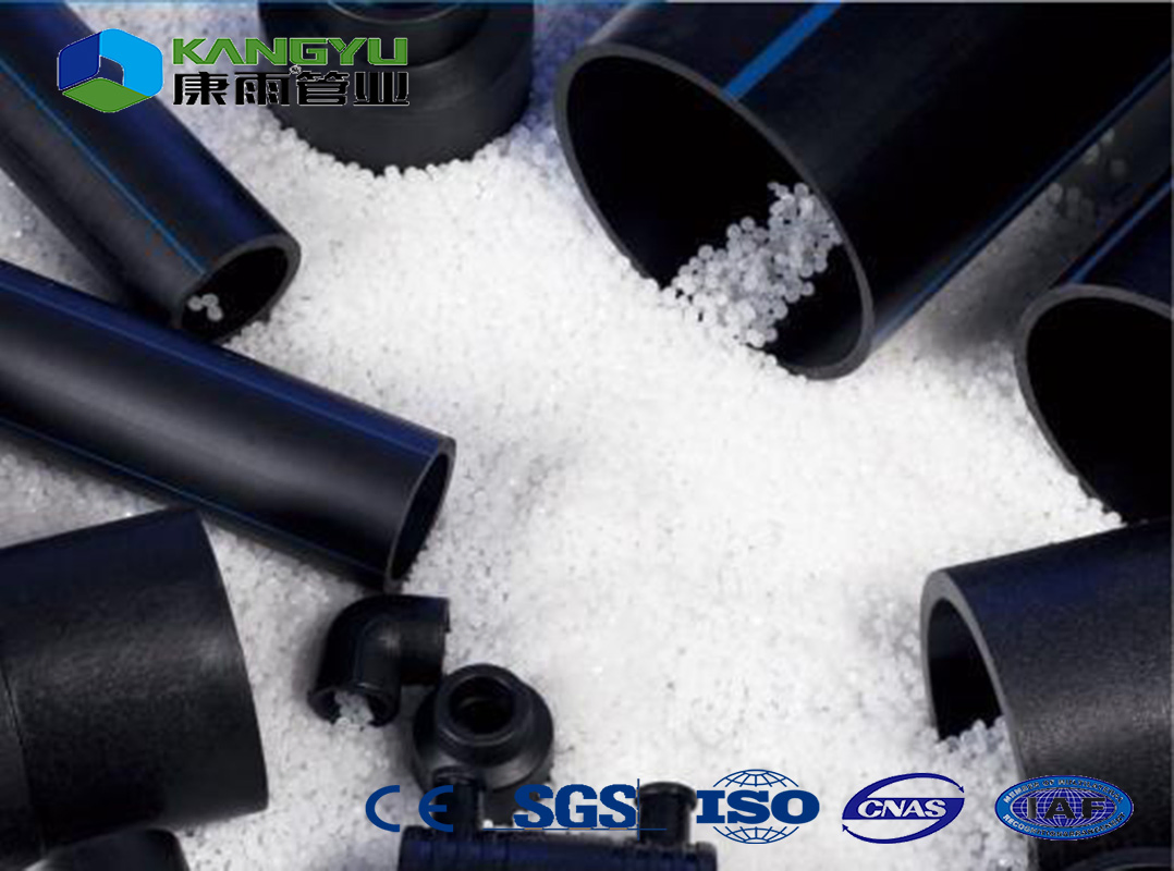PE100 HDPE Pipe Polyethylene Pipes Pn6-Pn16 Black Customized Size 20-1600mm for Water Supply