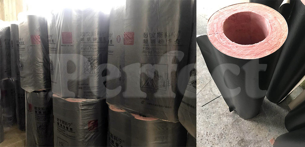 Glass Wool Pipe with Foil