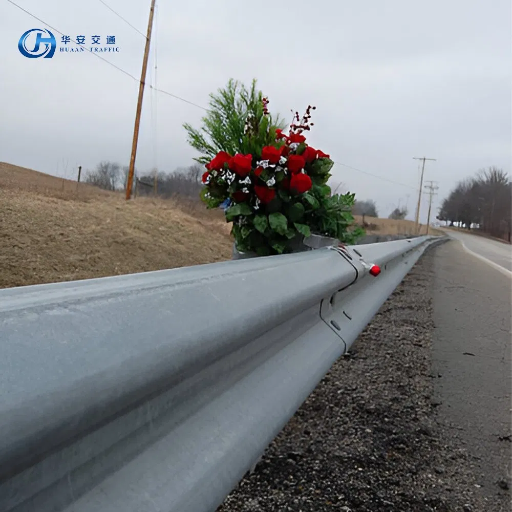 High Speed Road Safety Barrier W Beam Guardrail Traffic Safety Barrier High Strength Galvanized Barrier