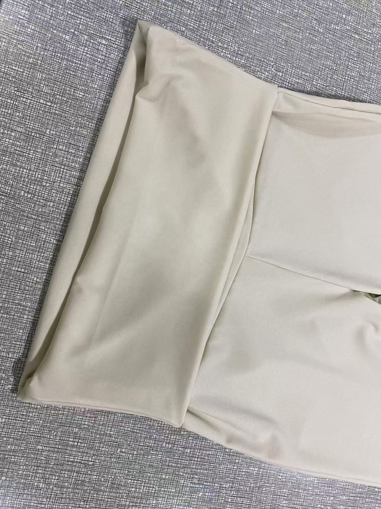 Комплект женский леггинсы хлопковые и топ с длинным рукавом