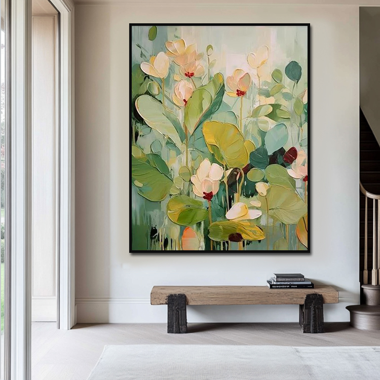 Картина 3D Цветочный сад декор интерьера