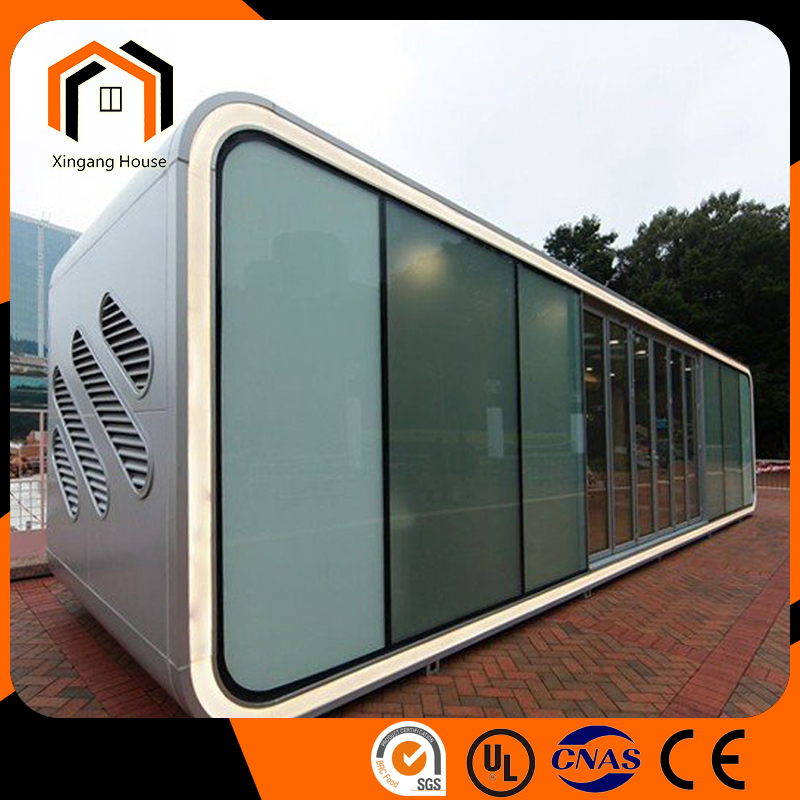 40FT Outdoor Modern Design Popular Prefab House Tiny House Mobile Working House Office Pod Apple Cabin