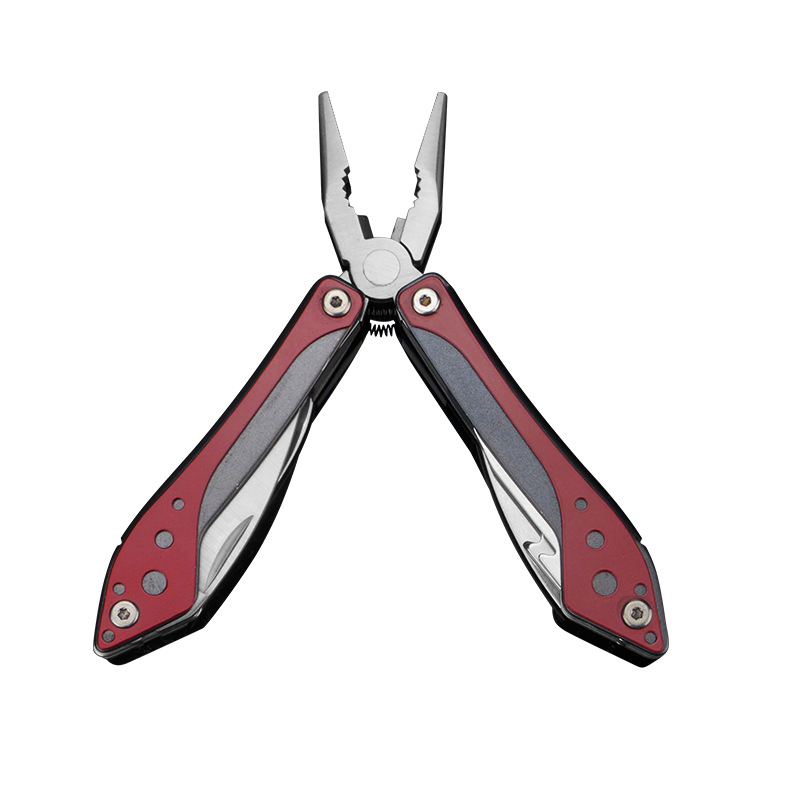 Multifunctional Tactical Stainless Steel Pliers with Folding Screwdriver Knives