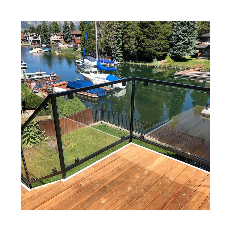 Aluminum Glass Railing Spigot Stair Photos Outdoor Deck Post Aluminum Glass Railing