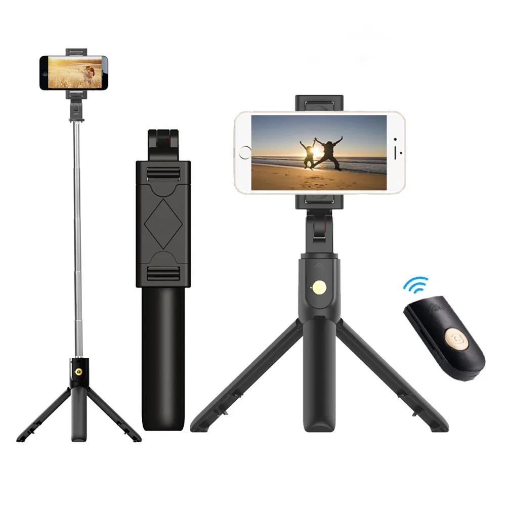 Монопод для селфи Bluetooth с пультом и штативом