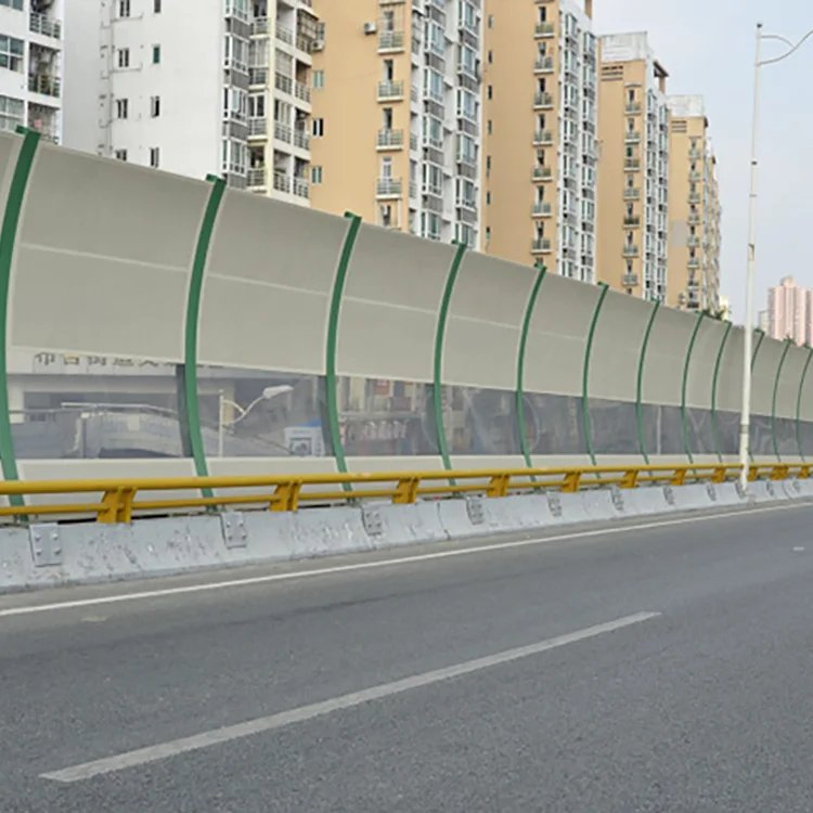 Durable Sound Insulation Barrier Powder Coated Noise Barrier for Highway