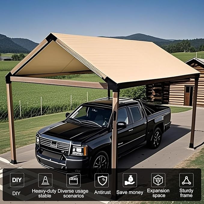 30° Slanted Pergola Whole-Set Kit for 4"X 4" Wood Pergola