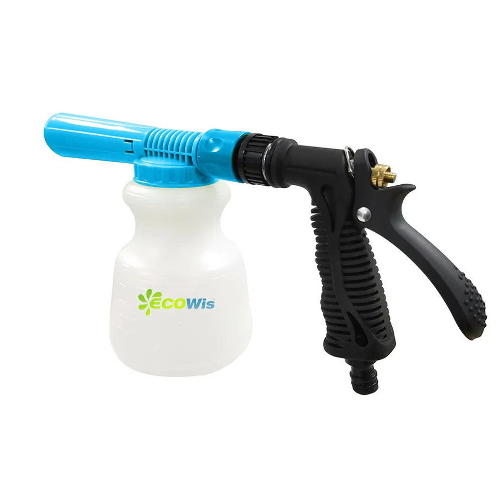 Car Care New Design 1L Capacity Cleaning Water Foam Cannon Brass Connecting Vehicle Washing Snow Foam Gun