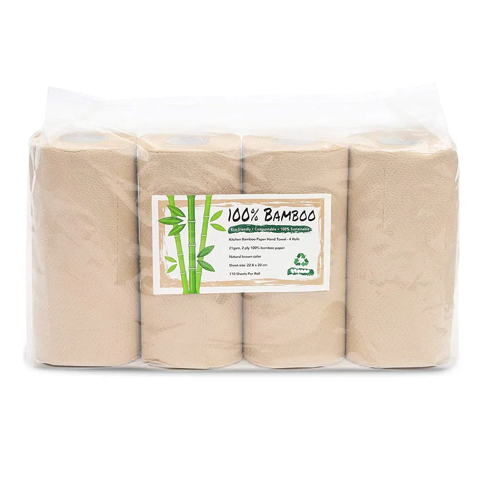 Eco-Friendly Bamboo Kitchen Paper – Reusable & Biodegradable Towels