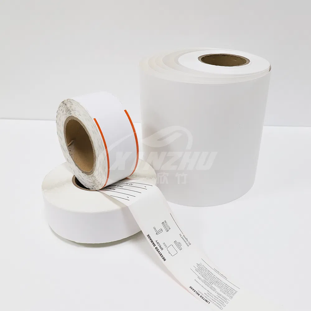 Factory-Printed Custom Thermal Baggage Label Rolls Available for Wholesale