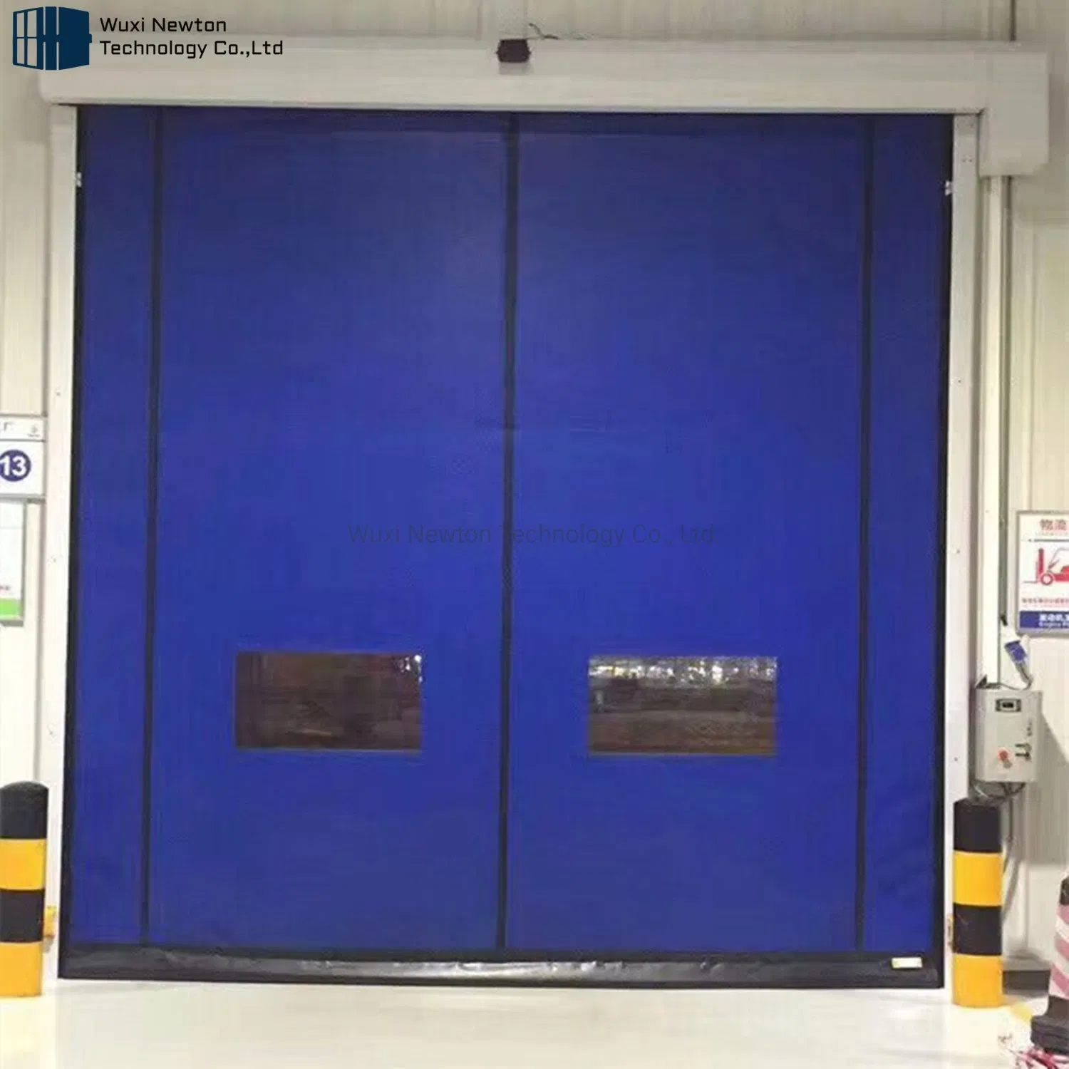 High Speed Rapid Roll up Doors Rapid Rolling PVC Zipper for High Speed Door