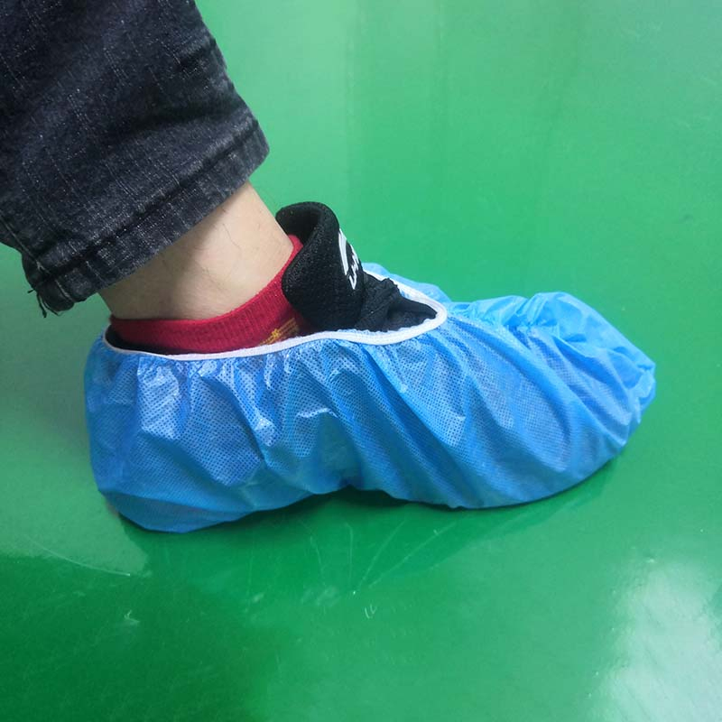 Shoe Covers Protective PP Anti Skid Disposable Non Woven Waterproof 2 Years Class I