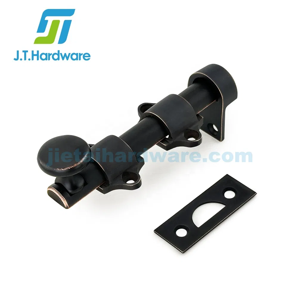 Factory Price Latch Door Hardware Heavy Duty Solid Brass Slide Surface Bolt Dutch Door Bolt for Steel Door