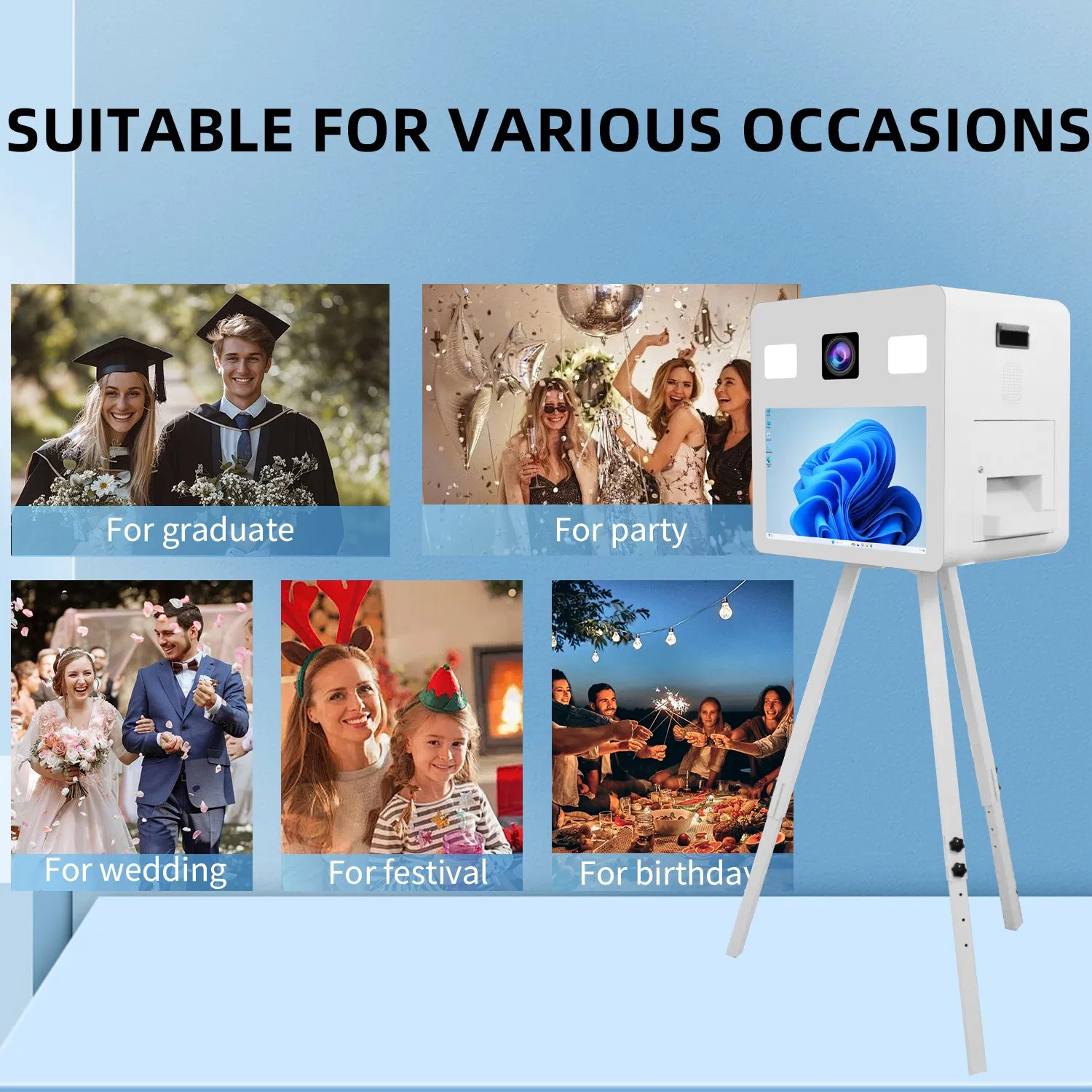 Фотобудка с мгновенной печатью Selfie Digital Camera