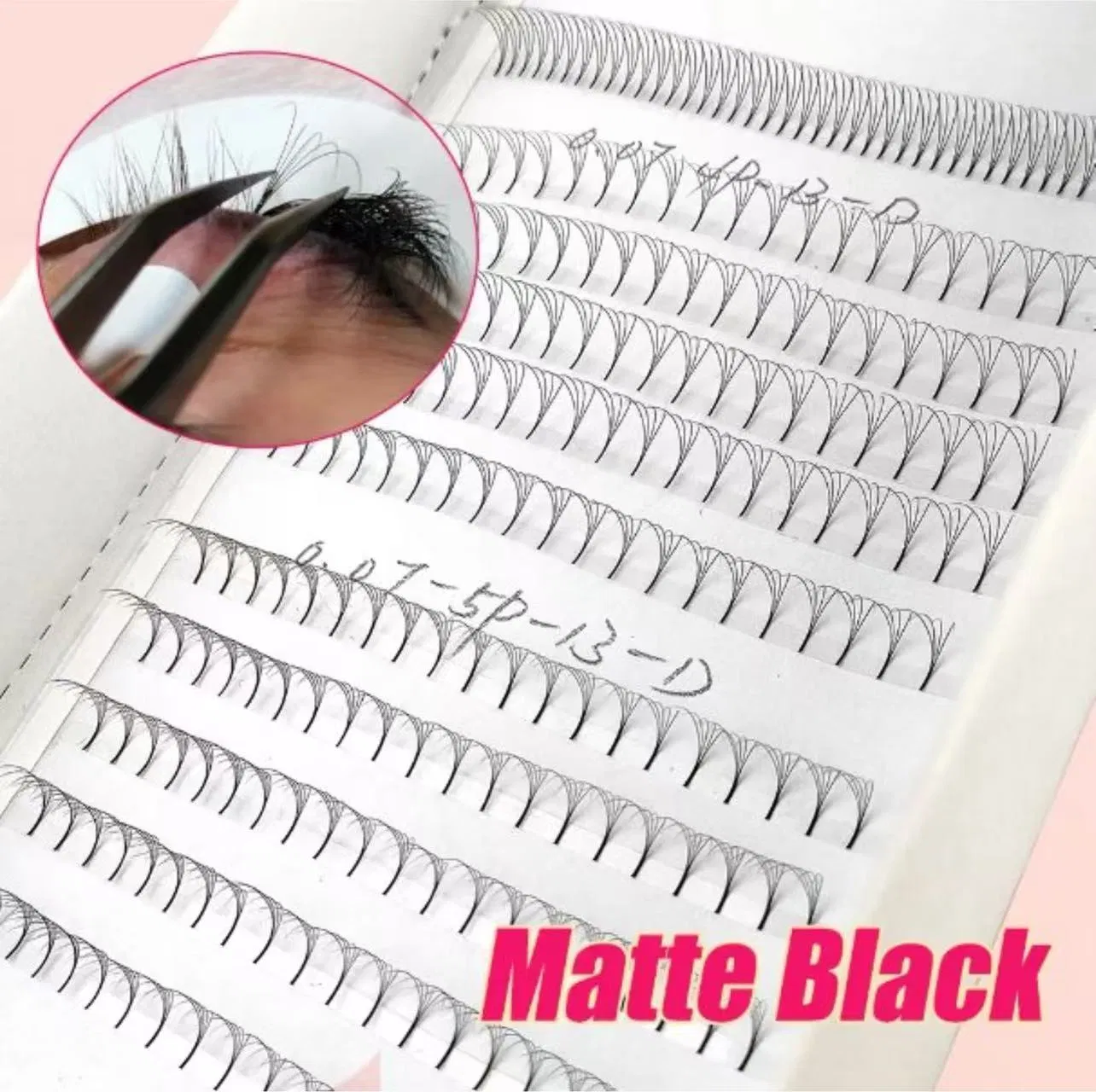 Wholesale Lash Extensions Promade Volume Fans Tray Eyelash Extensions 0.05 Curl
