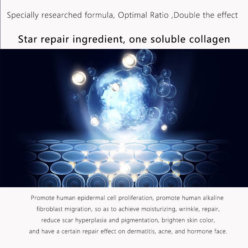OEM/ODM Collagen Freeze-Dried Hydrating Repairing Powder with 50mg+3ml