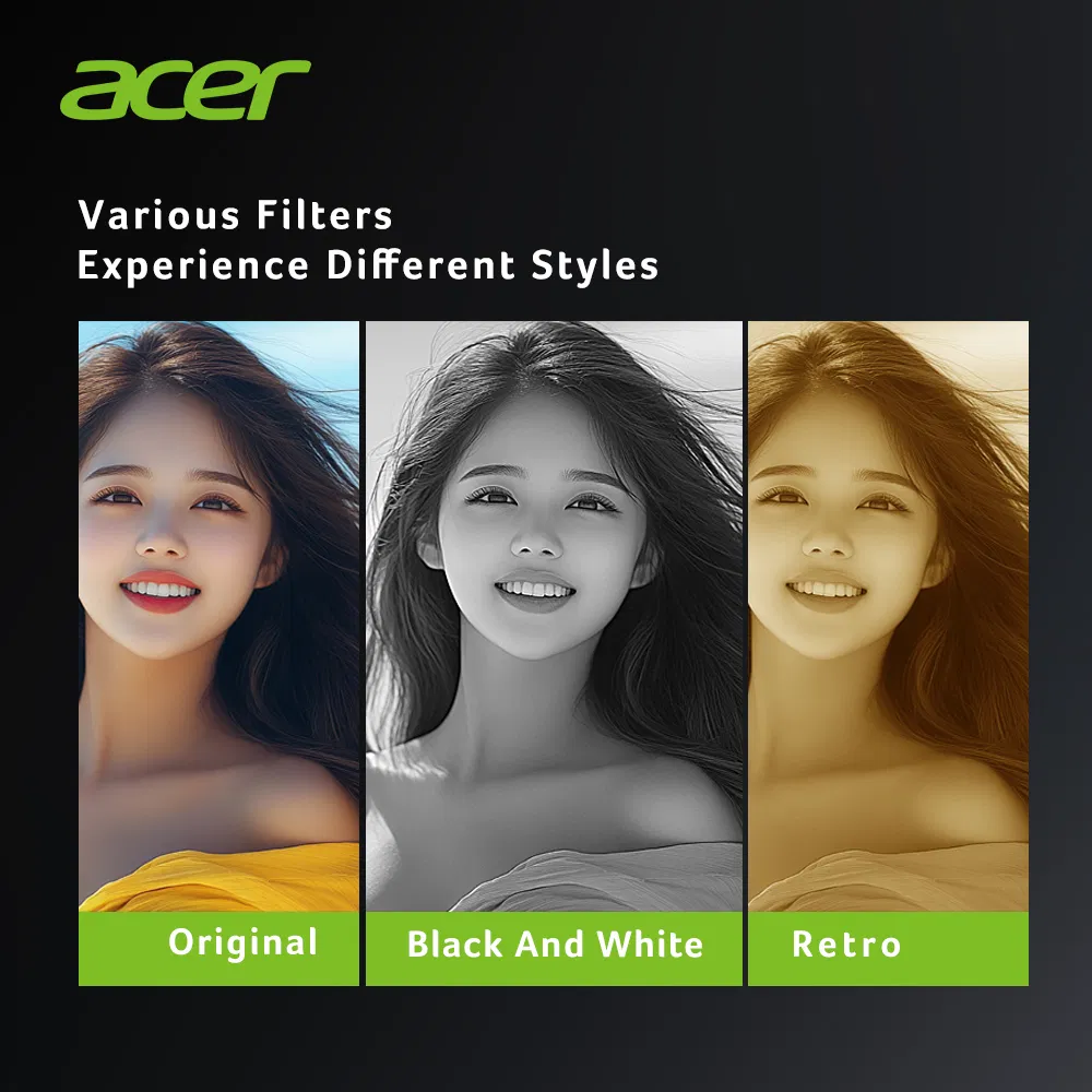 Acer Vintage Screen Recording Sports 1080P Camera Mini Retro Keychain Digital Camera