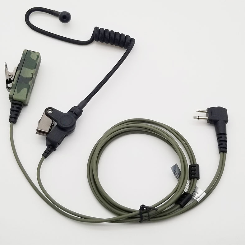Earpiece with Nylon Acoustic Tube for Kinds of Walkie Talkies