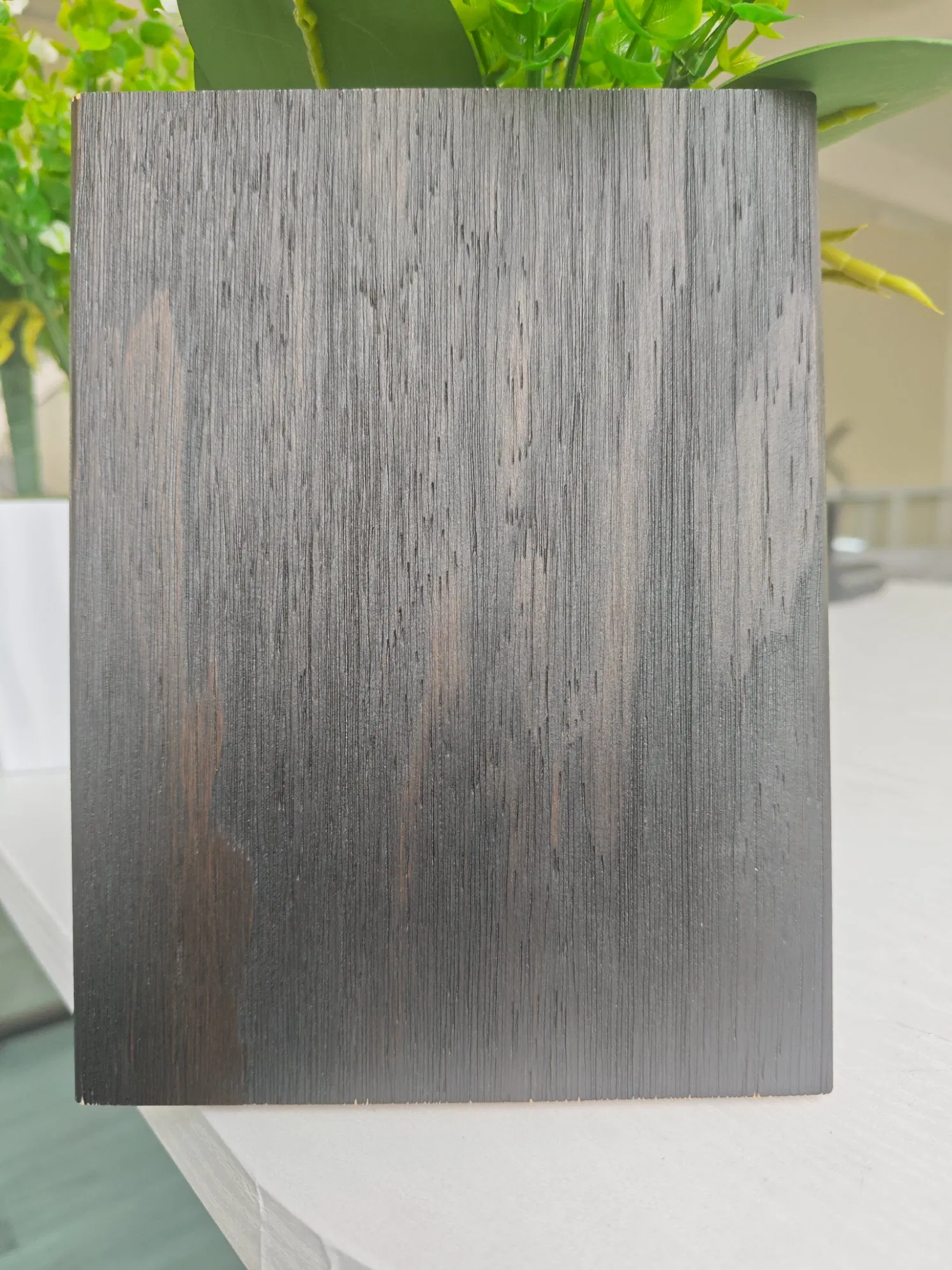 Thermally Modified Multi-Layer Decking with Brushed Surface