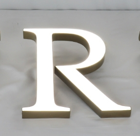 Outdoor Stand Channel Face Lit Letter Signage 3D Display for Advertising Shop