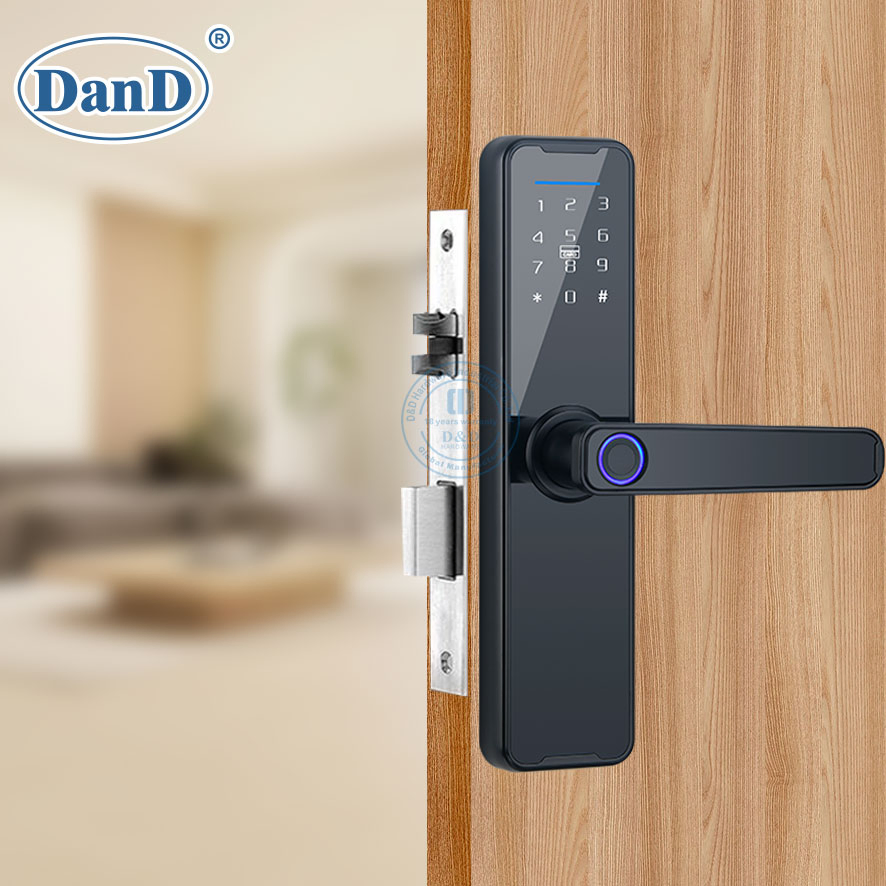 Security Electric Remote Control Card Hotel Smart Door Lock with Camera Audio Digital Door Lock
