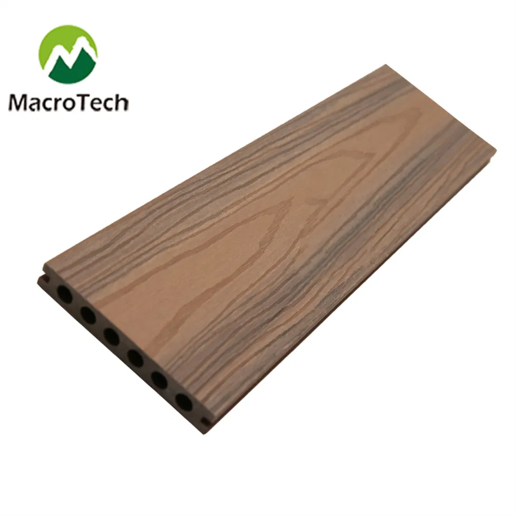 Exterior Decorative Eight Colors WPC Co-Extrusion Outdoor Floor Garden WPC Decking