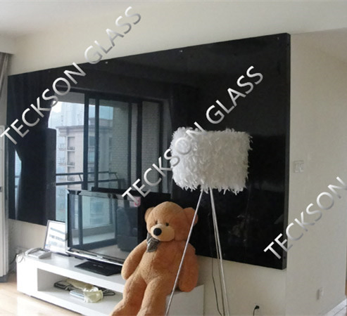3-12mm Black Lacquered Glass with High Quality for Building Glass
