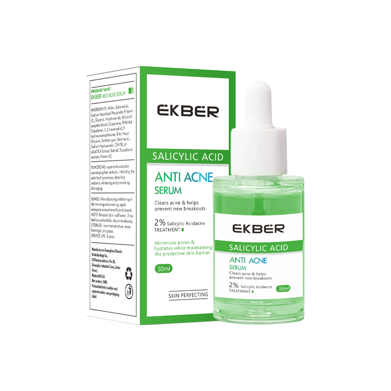 Hot Selling Ekber 30ml Azelaic Acid 15% Facial Serum with Centella Black Head Remover Face Care Azelaic Acid Serum