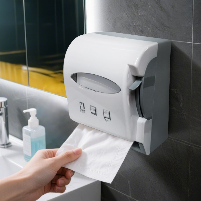 Commercial Toliet Accessories Polypropylene Lever Roll Hand Towel Dispenser
