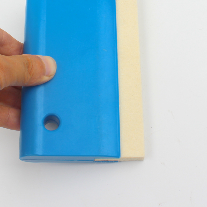 Wool Felt Squeegee Rectangle Wool Felt Window Tint Tool Squeegee Auto Car Film Foil Wool Squeegee