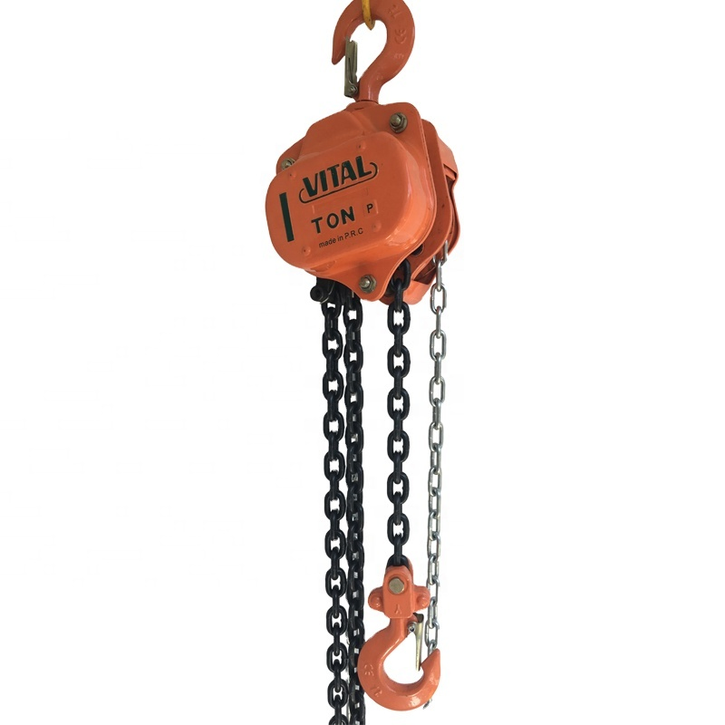 Vital/Toyo/Hitachi Type 1t 2t 3t 5t Manual Chain Pulley Block 5t Hsh Lever Block Manual Hoist