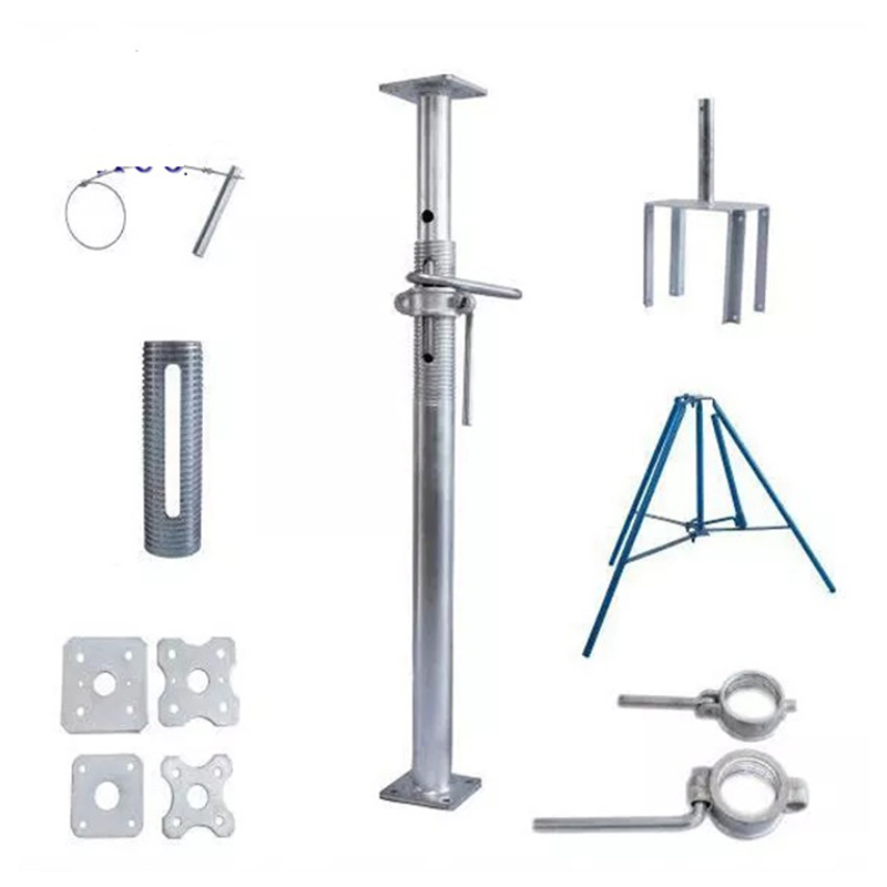 Galvanized Heavy Duty Prop Scaffolding Light Duty Tripod Scaffolding Prop Tripod Adjustable Steel Prop with Tripod