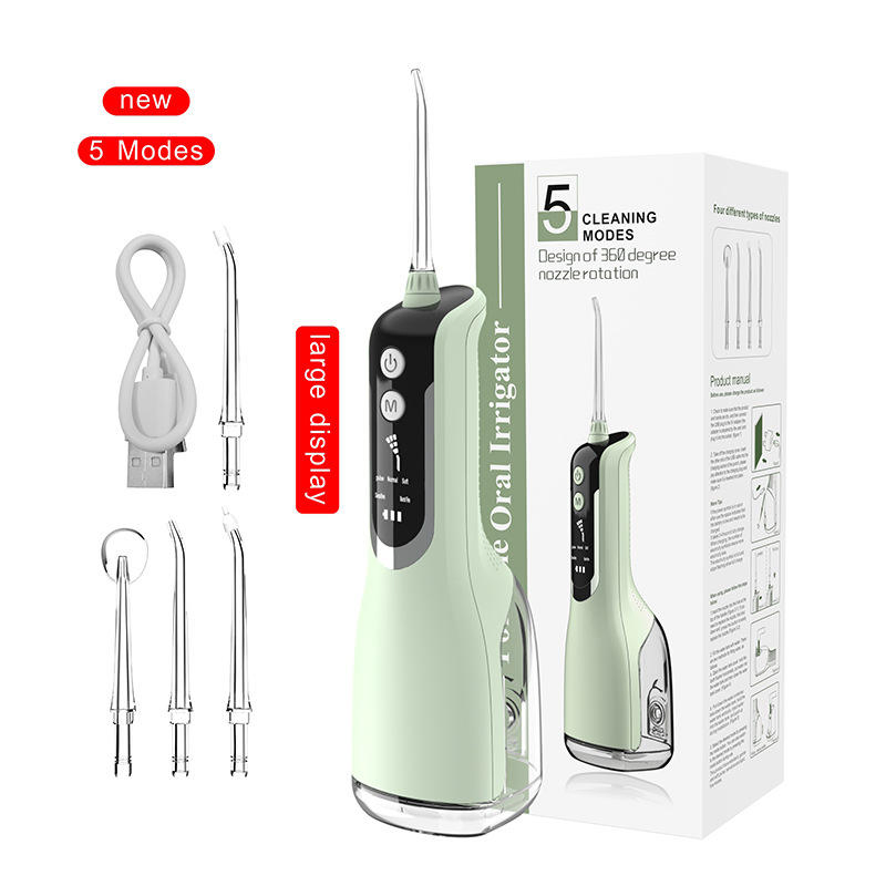 330ml Water Dental Flosser Home Travel Oral Irrigator with 4 Replaceable Jet