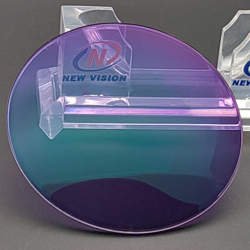 1.60 Mr-8 Finished Colorful Sunfilter Photo Purple Ar Coating Optical Glasses Lens