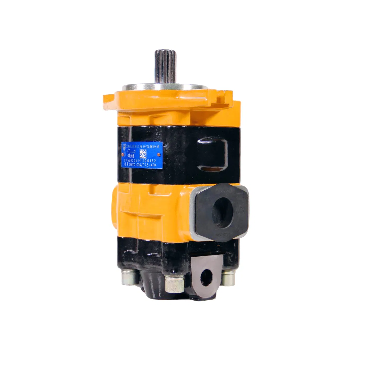 Гидравлический насос для погрузчика, чугунный, двухшестерёнчатый