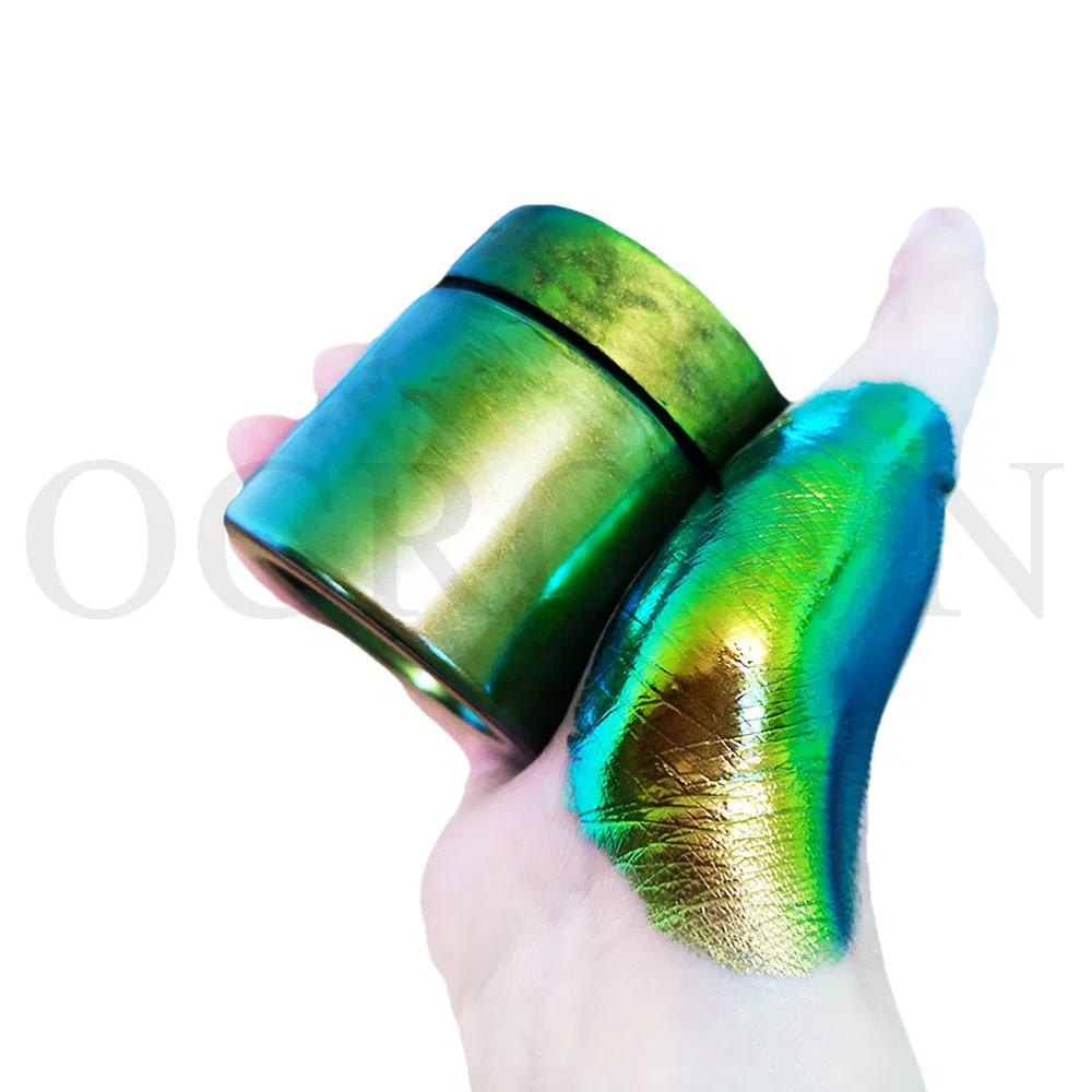Shining Chrome Mirror Shimmer Powder Chameleon Manicure Glitter Pearl Pigment