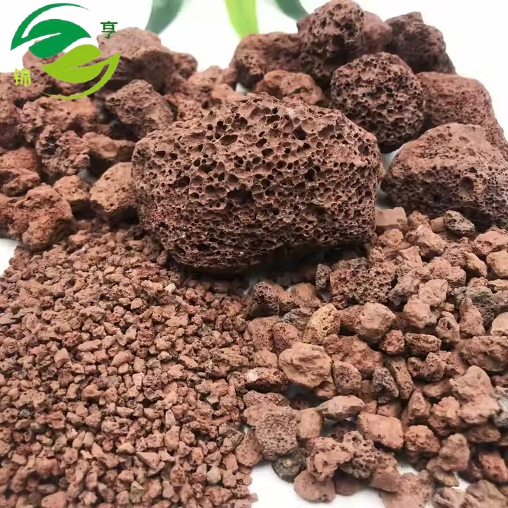 Red Lava Rocks Natual Volcanic Stone Extrusive Rock Scenic Spot Pelelith