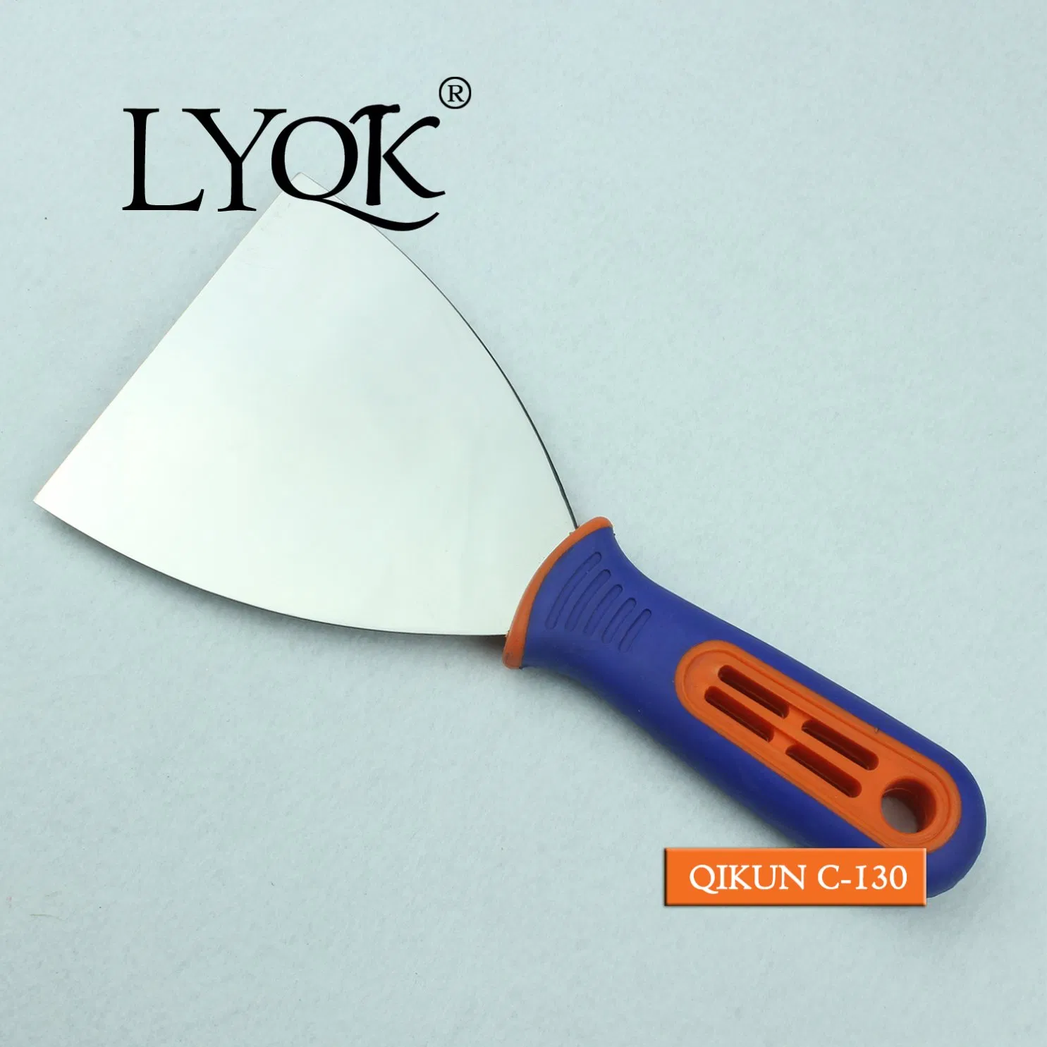 C-128 Construction Decoration Paint Hand Tools Plastic Handle Mirror Polished Stainless Steel Scraper