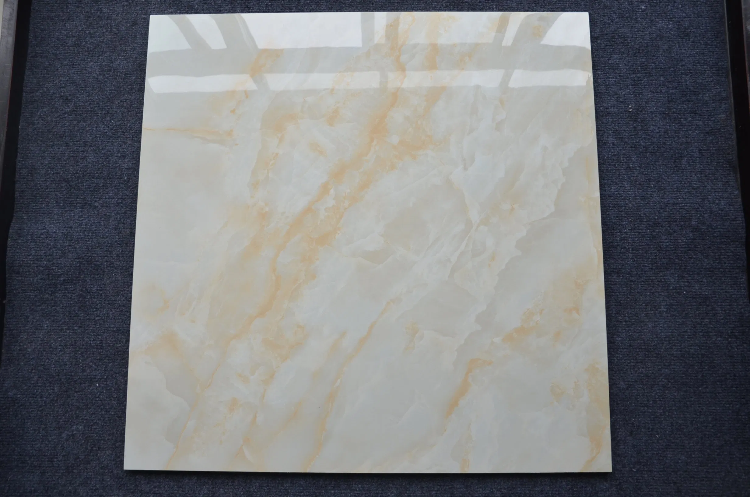 Mediterranean Style Villa Indoor Floor Glazed Polished Porcelain Tile