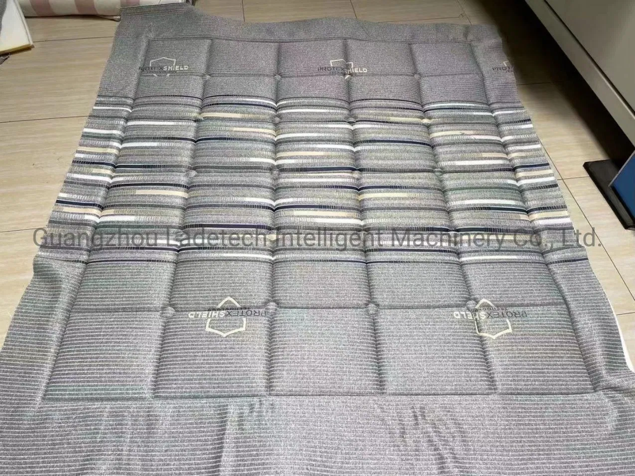 Mattress Topper Single Needle Quilted Fabric