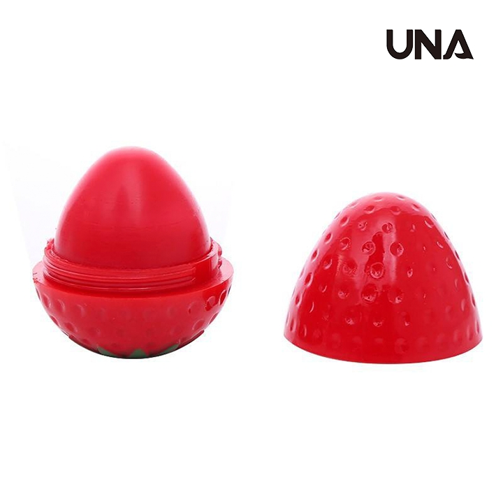 Lip Balm with Long-Lasting Moisturizing Hydration - Fruity Strawberry Scented Lipstick for Youthful Bright Color